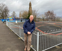 Wellpark play park replacement Councillor Michael McCormick